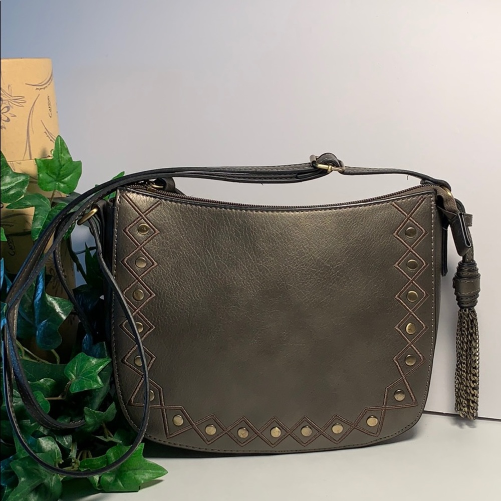 Bueno Shoulder Bag Pewter Color